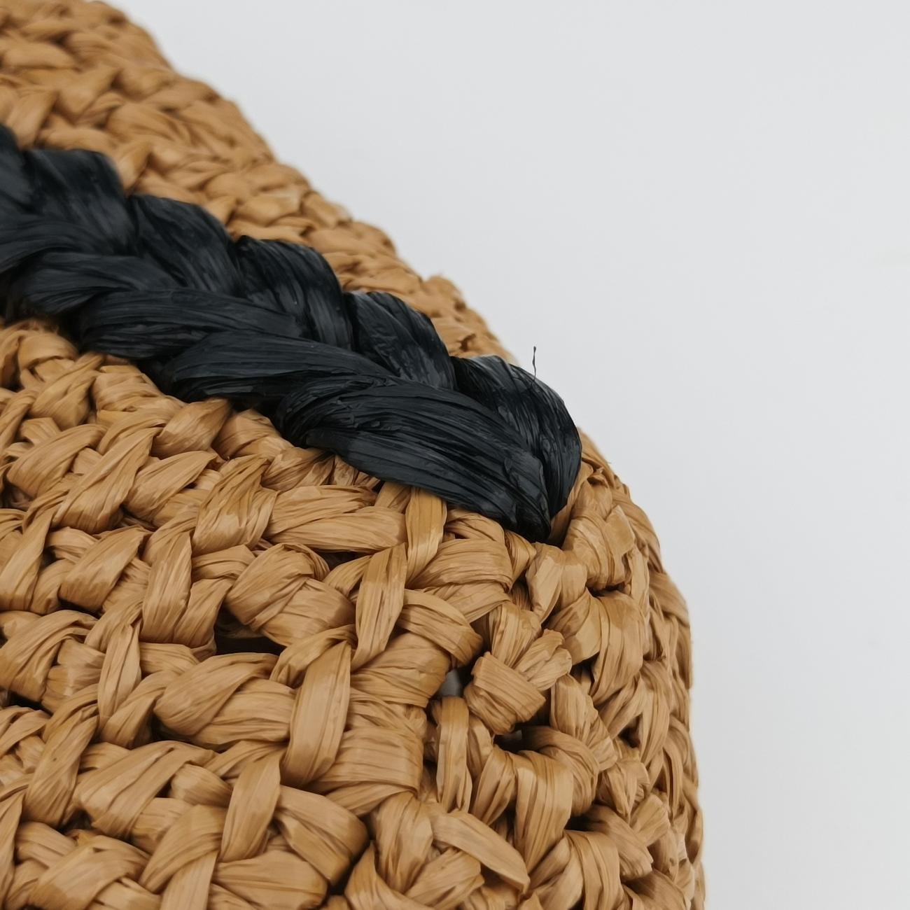 GG Marmont Yellow×Black straw 574432 H028780944GGマーモント イエロー×ブラック ストロー 574432 H028780944