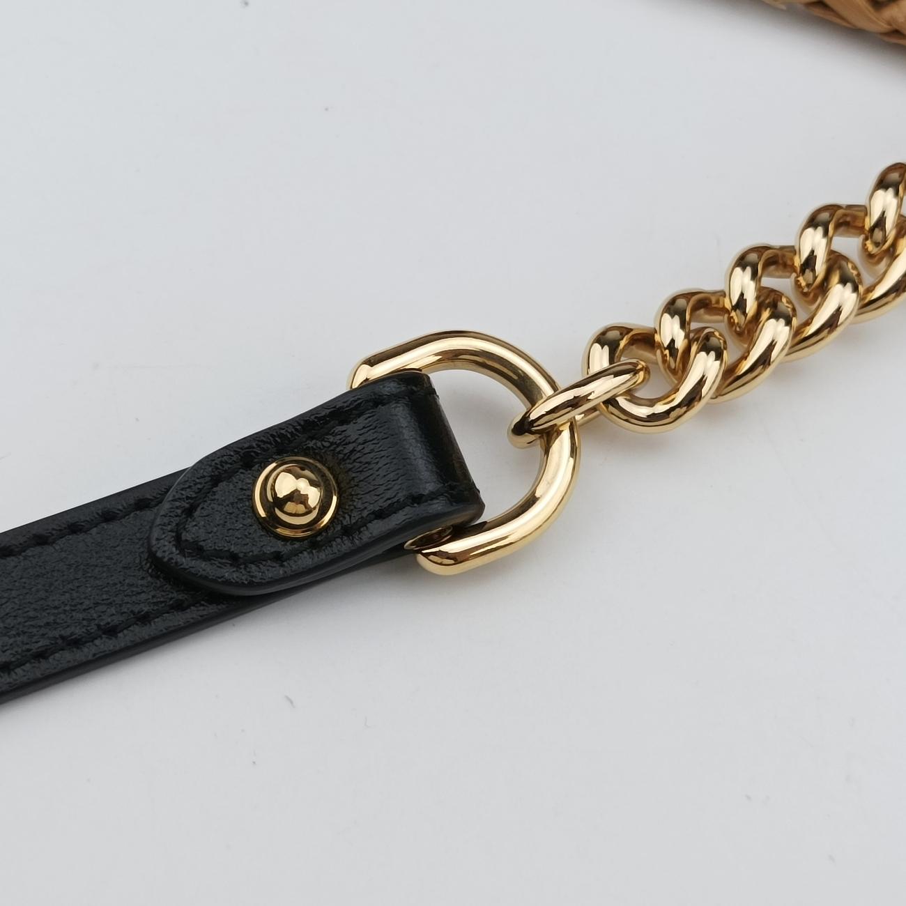 GG Marmont Yellow×Black straw 574432 H028780944GGマーモント イエロー×ブラック ストロー 574432 H028780944