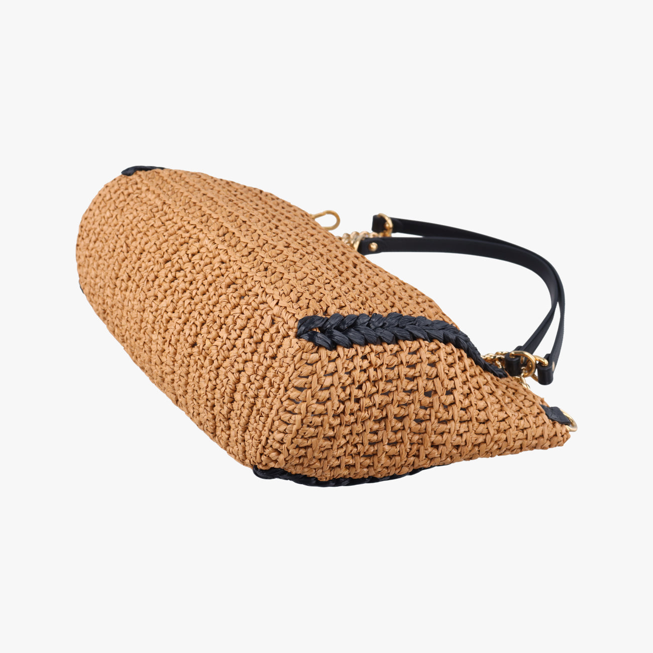 GG Marmont Yellow×Black straw 574432 H028780944GGマーモント イエロー×ブラック ストロー 574432 H028780944