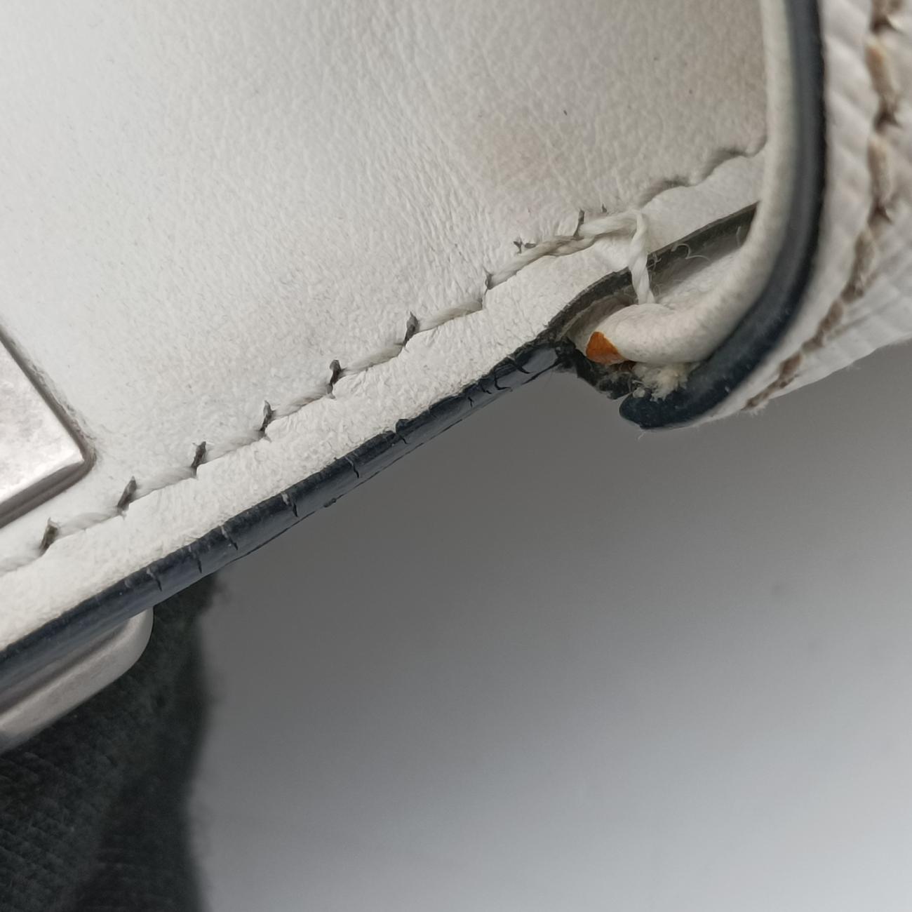 Sidonie White SAFFIANO Leather 1BD219 25 Mシドニー ホワイト サフィアーノレザー 1BD219 25 M