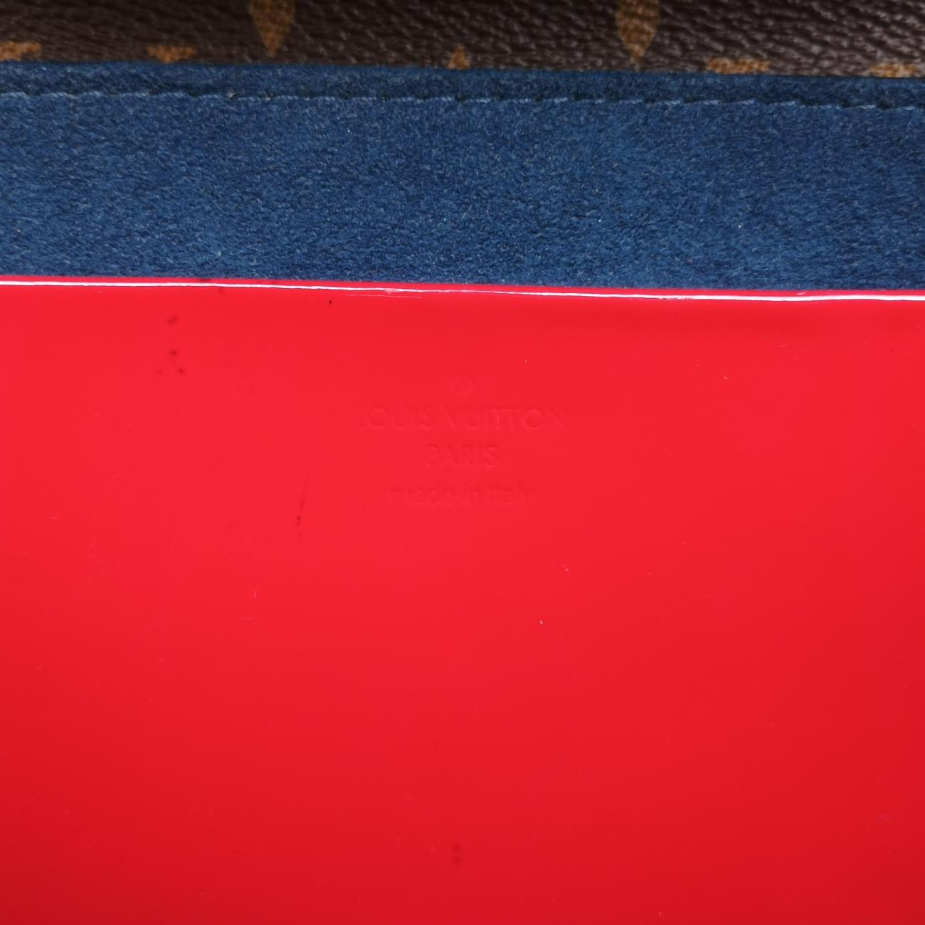 WYNWOOD BROWN×SCARLET Monogram Canvas×Vernis×Epi M90517 FK4189ウィンウッド モノグラム/ブラウン系×スカーレット モノグラムキャンバス×ヴェルニxエピ M90517 FK4189