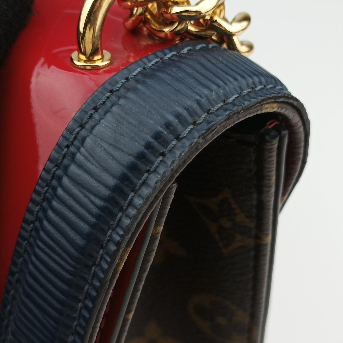 WYNWOOD BROWN×SCARLET Monogram Canvas×Vernis×Epi M90517 FK4189ウィンウッド モノグラム/ブラウン系×スカーレット モノグラムキャンバス×ヴェルニxエピ M90517 FK4189