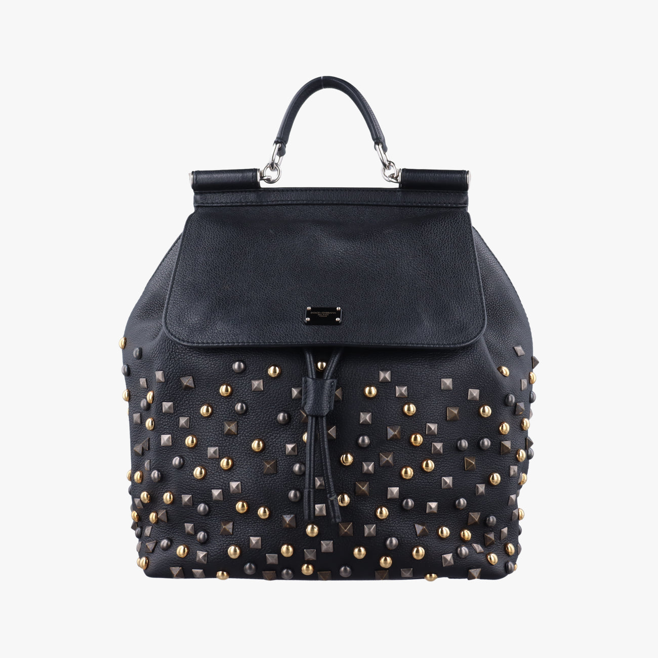 studs Black leather 60スタッズ ブラック レザー 60