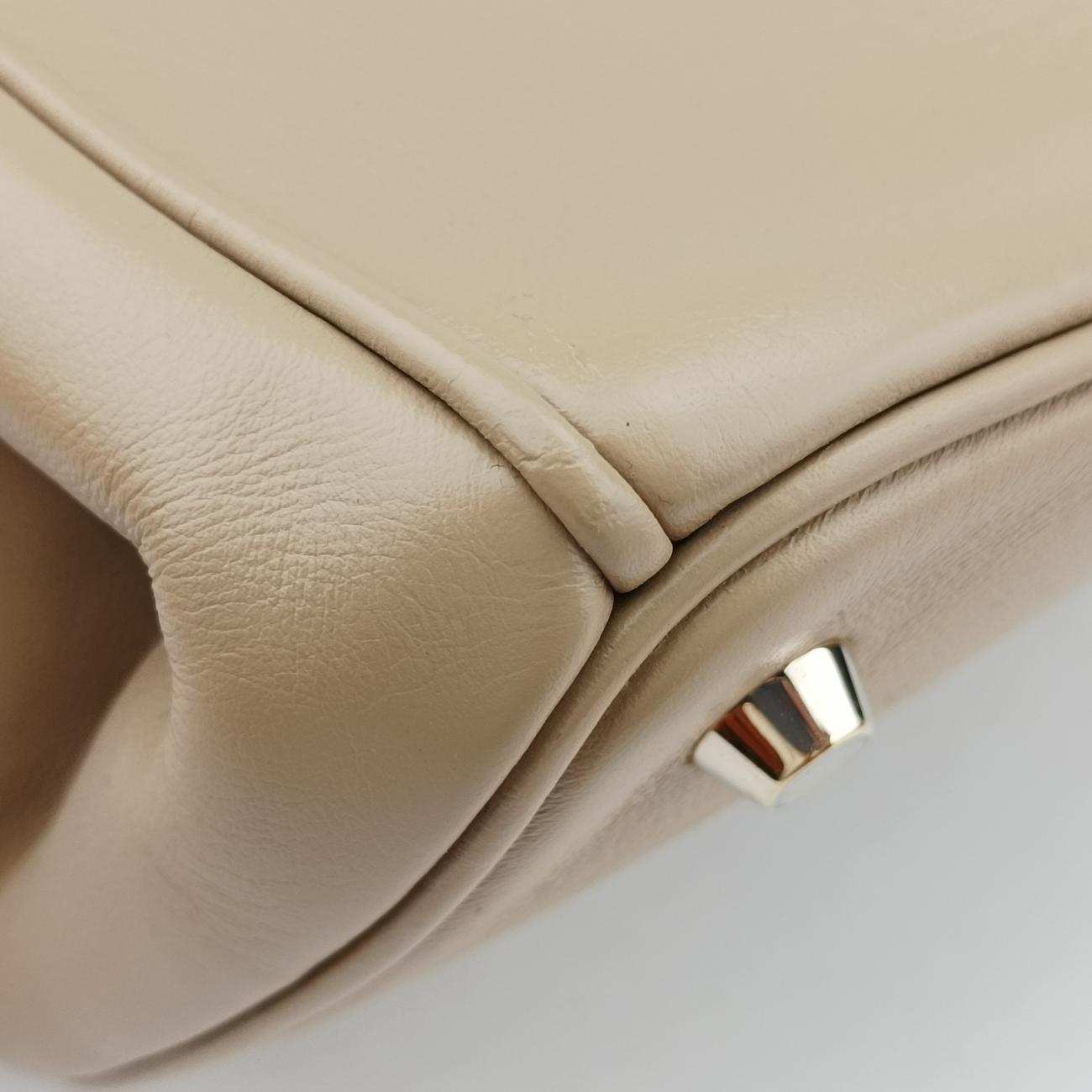 Diorissimo Beige×Red Leather 09-MA-0172ディオリッシモ ベージュ×レッド レザー 09-MA-0172