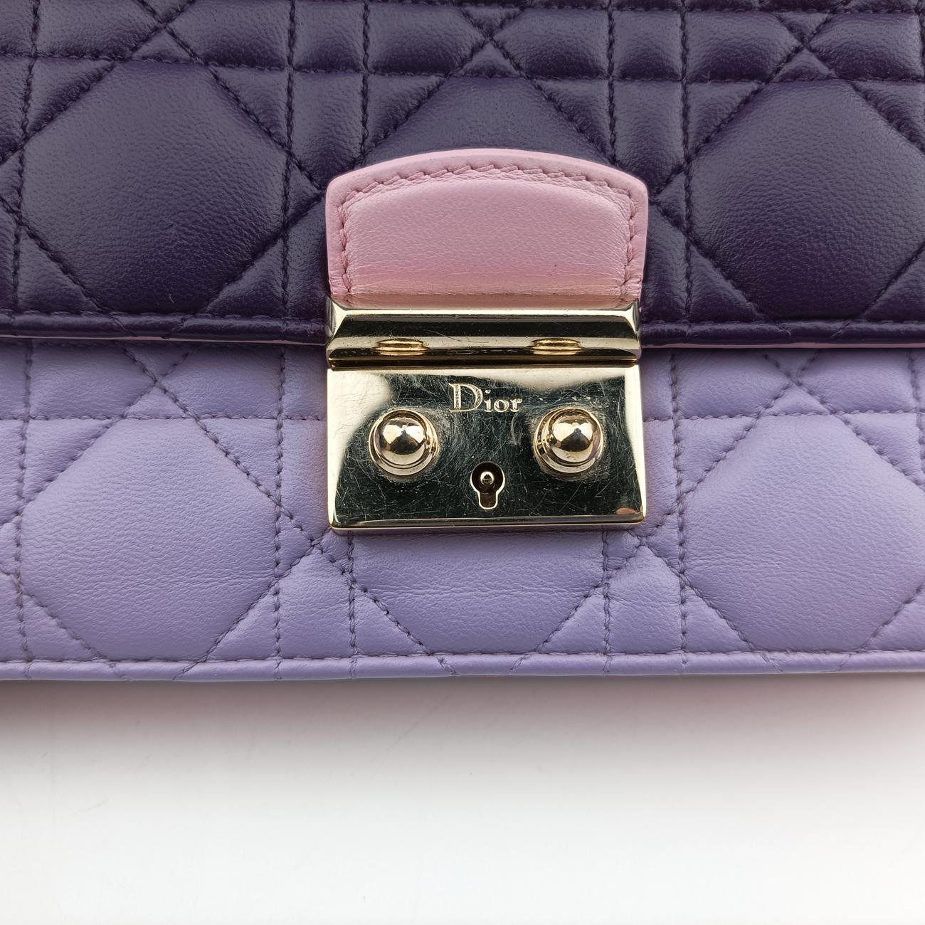 Cannage New Lock Purple x Light Purple lambskin 12-MA-0175カナージュ ニューロック パープル×ライトパープル ラムスキン 12-MA-0175