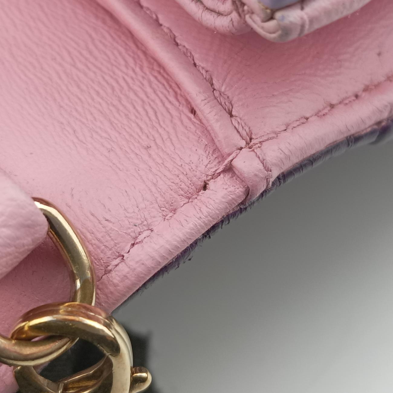 Cannage New Lock Purple x Light Purple lambskin 12-MA-0175カナージュ ニューロック パープル×ライトパープル ラムスキン 12-MA-0175