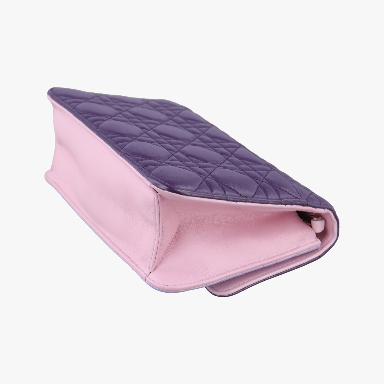 Cannage New Lock Purple x Light Purple lambskin 12-MA-0175カナージュ ニューロック パープル×ライトパープル ラムスキン 12-MA-0175