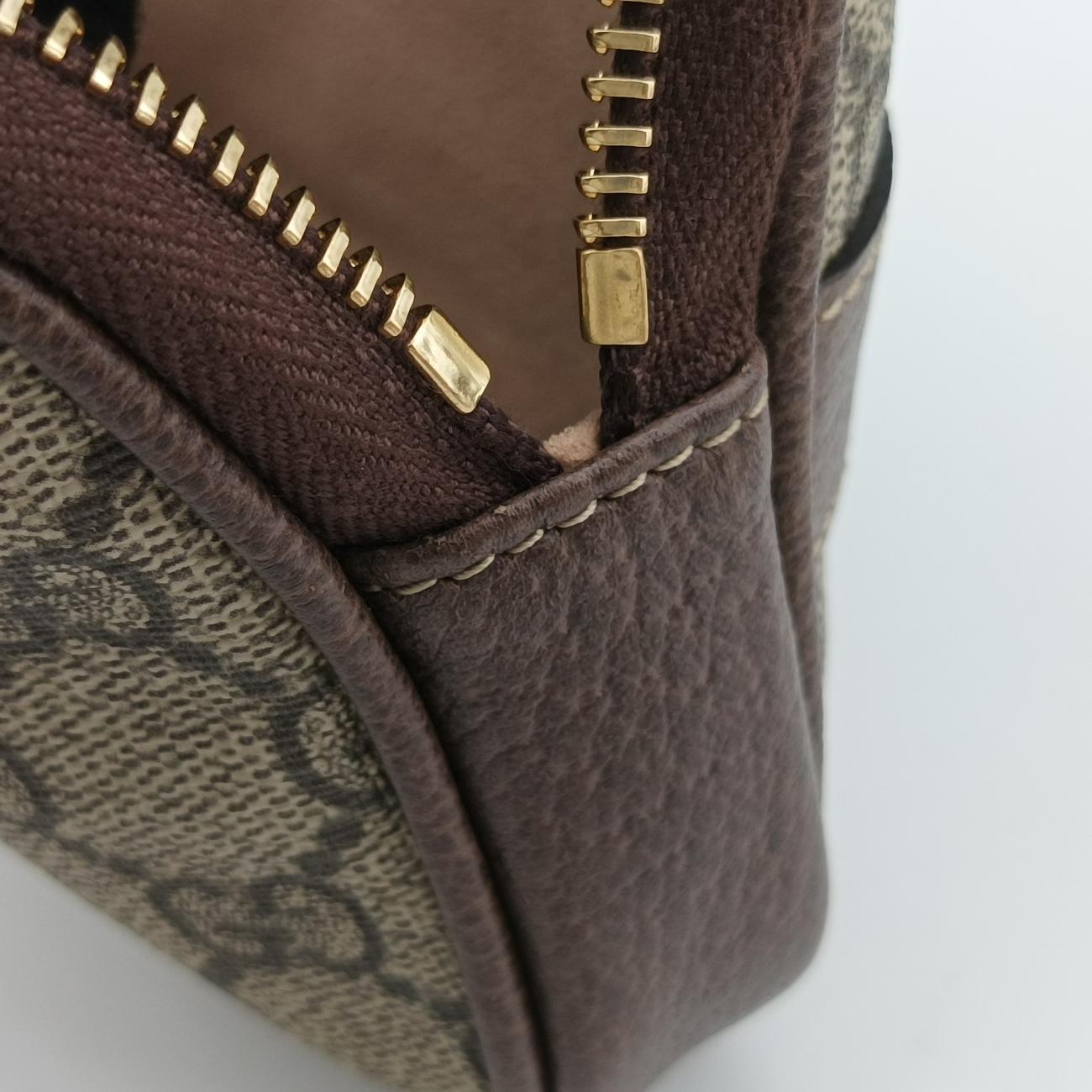 Ophidia Brown×green×red PVC coated canvas x leather 519308 オフィディア ブラウン×グリーン×レッド PVCコーティングキャンバス×レザー 519308