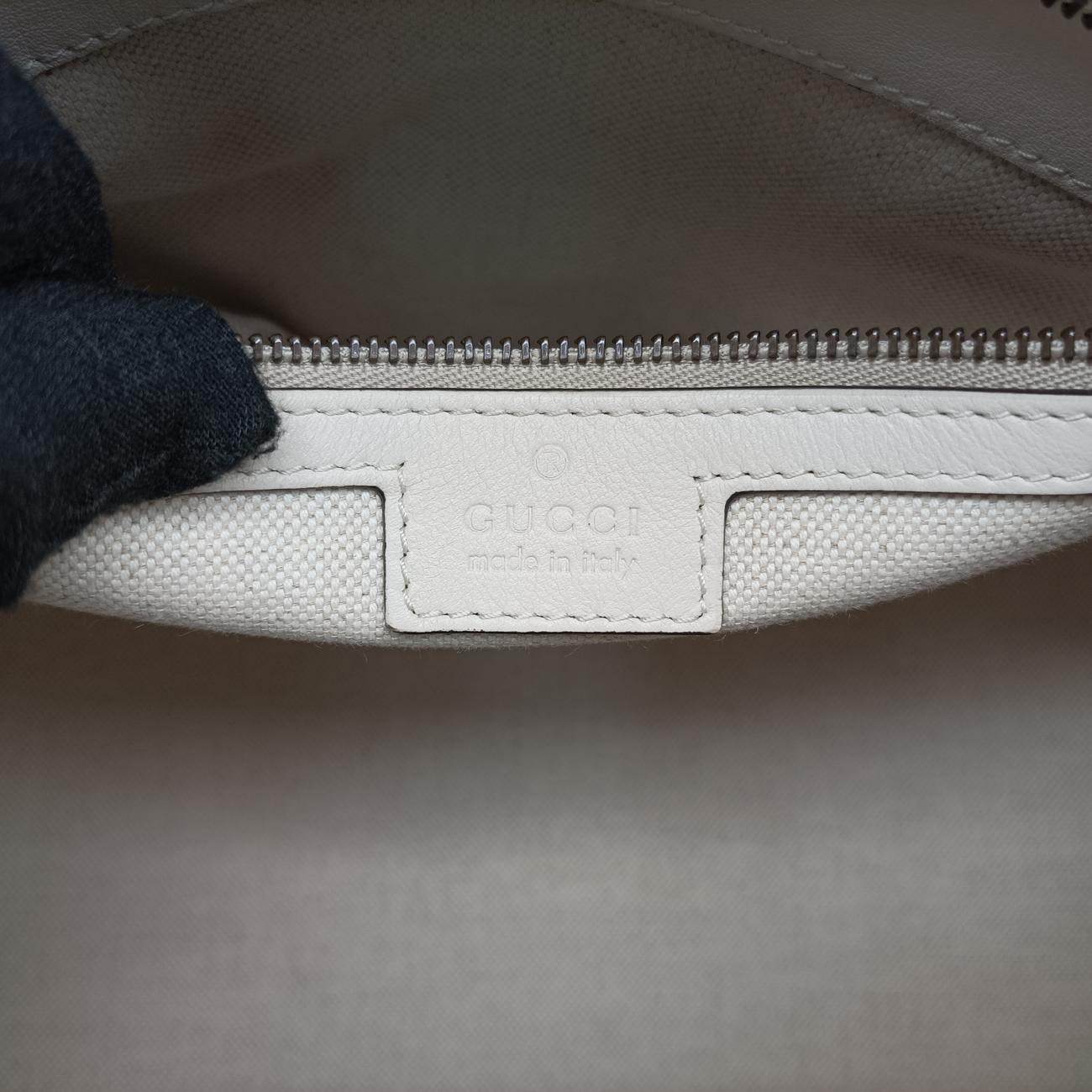 Ophidia White×Black×Red Leather 715666 E038701950オフィディア ホワイト×ブラック×レッド レザー 715666 E038701950