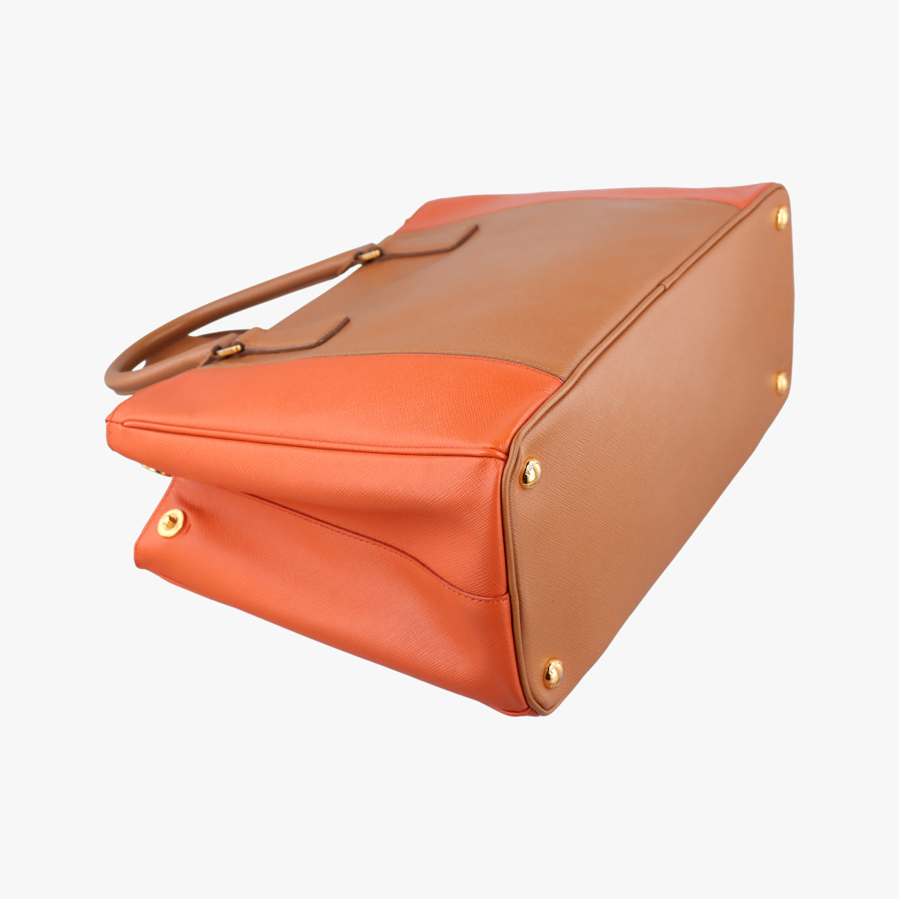 Galleria beige×orange SAFFIANO Leather B2274C 25ガレリア ベージュ×オレンジ サフィアーノレザー B2274C 25