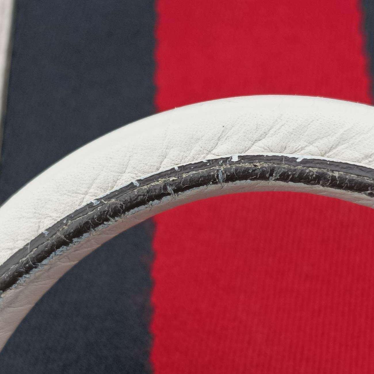 Sherry Line White×Black×Red Leather 247205 B011488230シェリーライン ホワイト×ブラック×レッド レザー 247205 B011488230