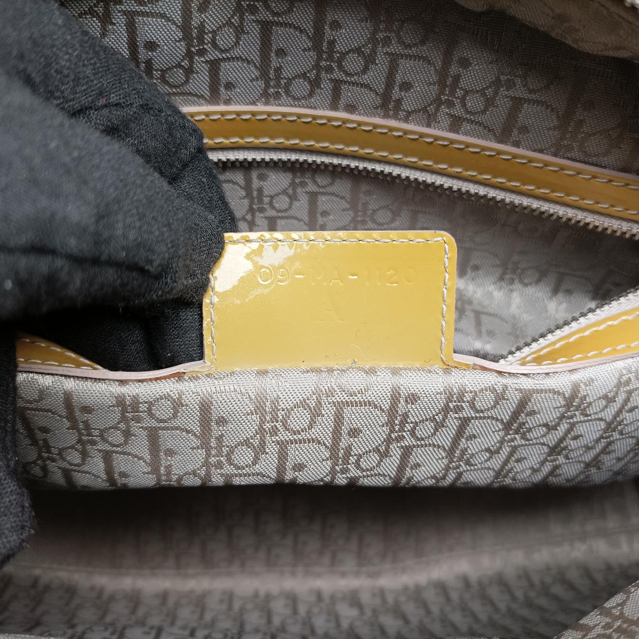 Lady Dior Yellow Patent 09-MA-1120 Aレディディオール イエロー パテント 09-MA-1120 A