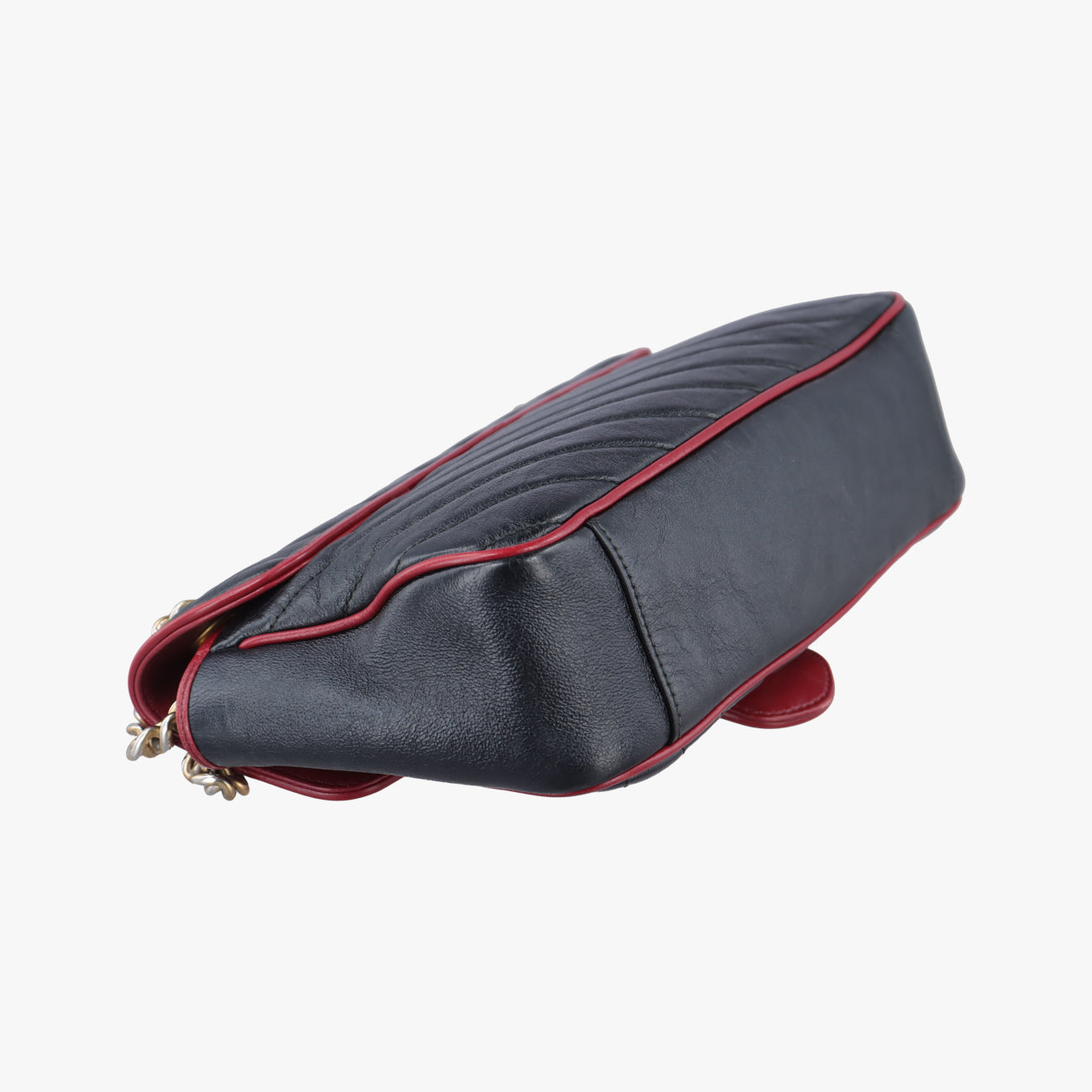 GG Marmont Black×red Leather 443497 F029673235GGマーモント ブラック×レッド レザー 443497 F029673235