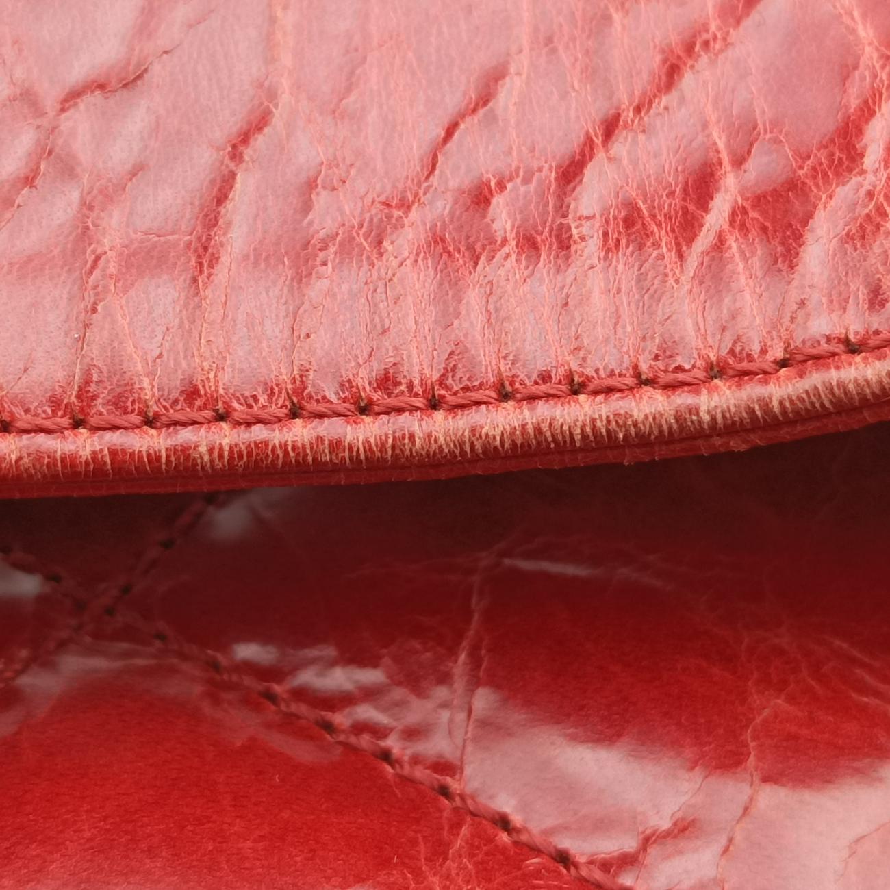 2.55 Matelasse Red Leather A66817 157460522.55 マトラッセ レッド レザー A66817 15746052