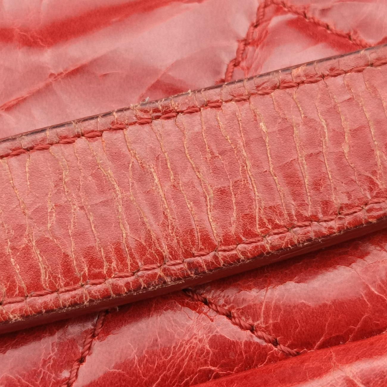 2.55 Matelasse Red Leather A66817 157460522.55 マトラッセ レッド レザー A66817 15746052