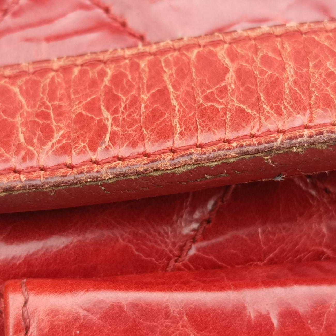 2.55 Matelasse Red Leather A66817 157460522.55 マトラッセ レッド レザー A66817 15746052