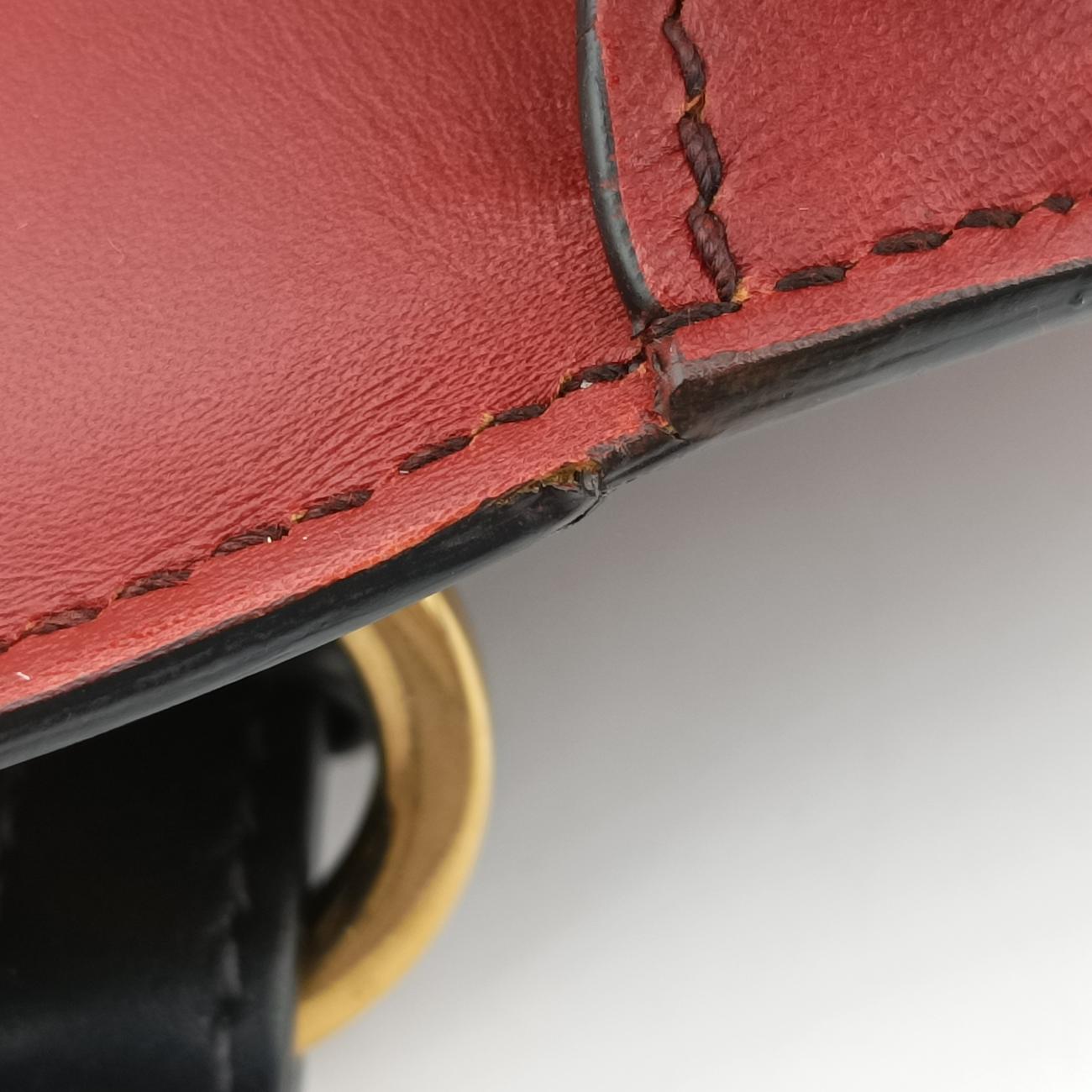 Pionnière Red×black leather 1BH056 25ピオニエール レッド×ブラック レザー 1BH056 25