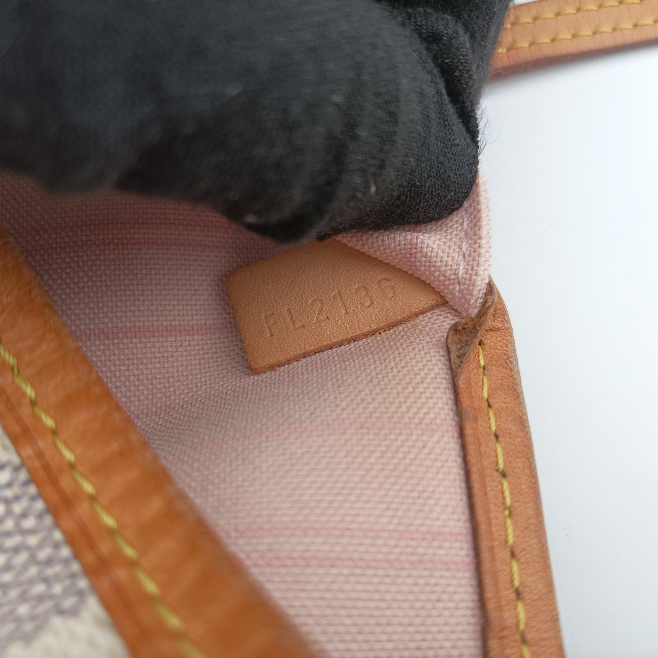 Neverfull MM Azur Damier Canvas N51107 FL2136 FL1166ネヴァーフルMM アズール ダミエキャンバス N51107 FL2136 FL1166