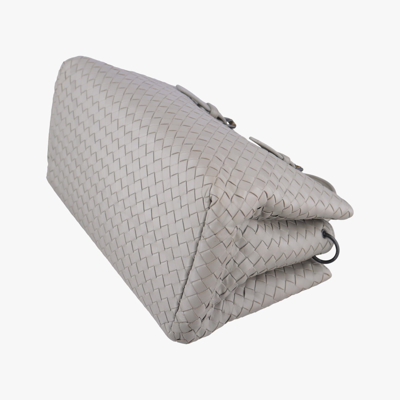 Roma Intrecciato Grey lambskin B07264524Kローマ イントレチャート グレー ラムスキン B07264524K