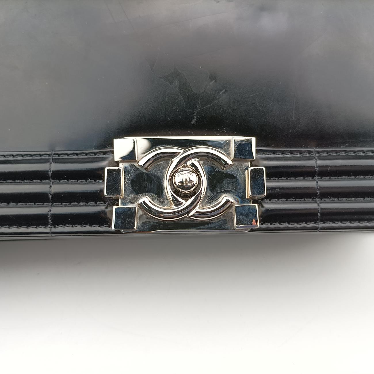 BOY CHANEL Black Patent A67018 16401692ボーイシャネル ブラック パテント A67018 16401692