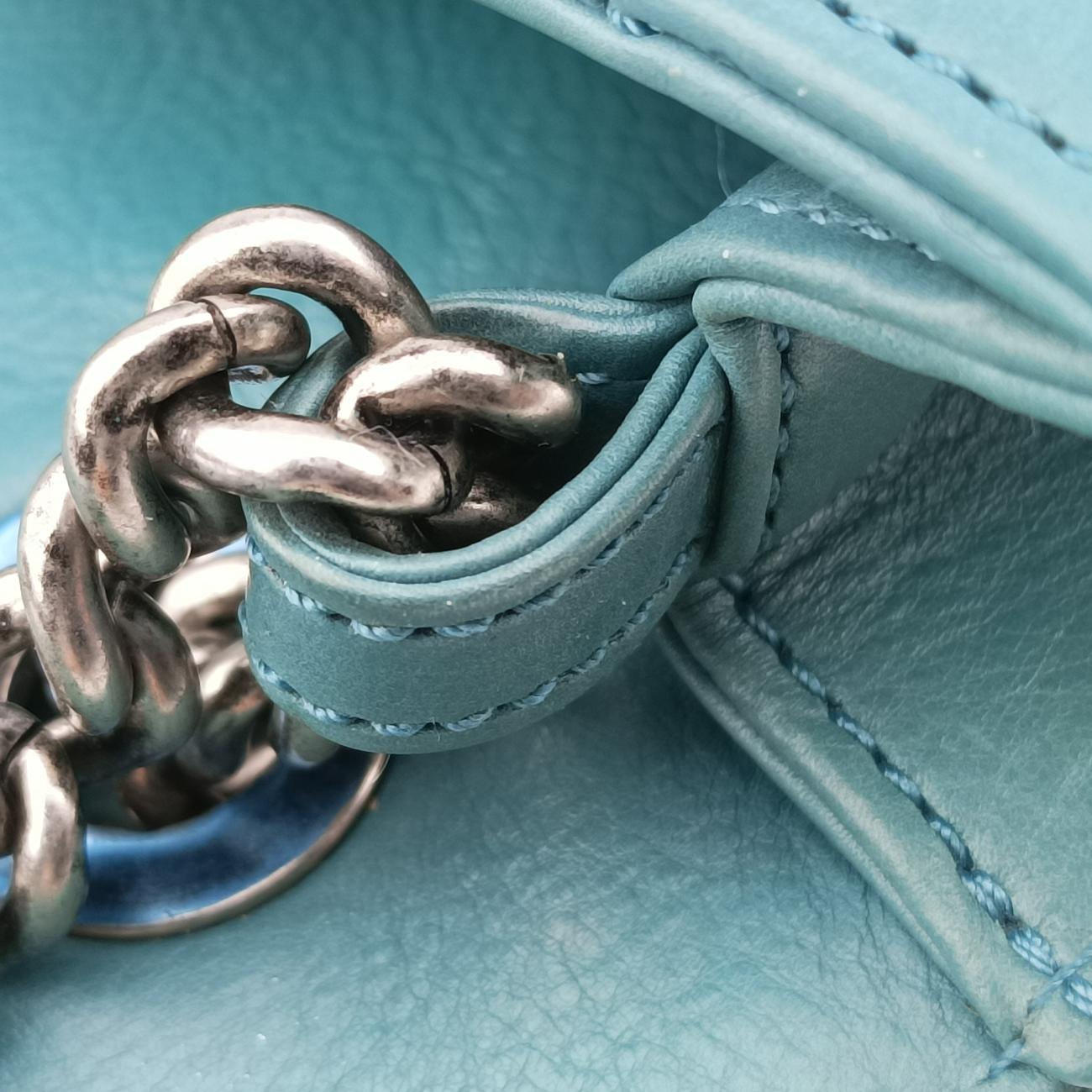 2.55 Matelasse Blue lambskin A66985 161038802.55 マトラッセ ブルー ラムスキン A66985 16103880