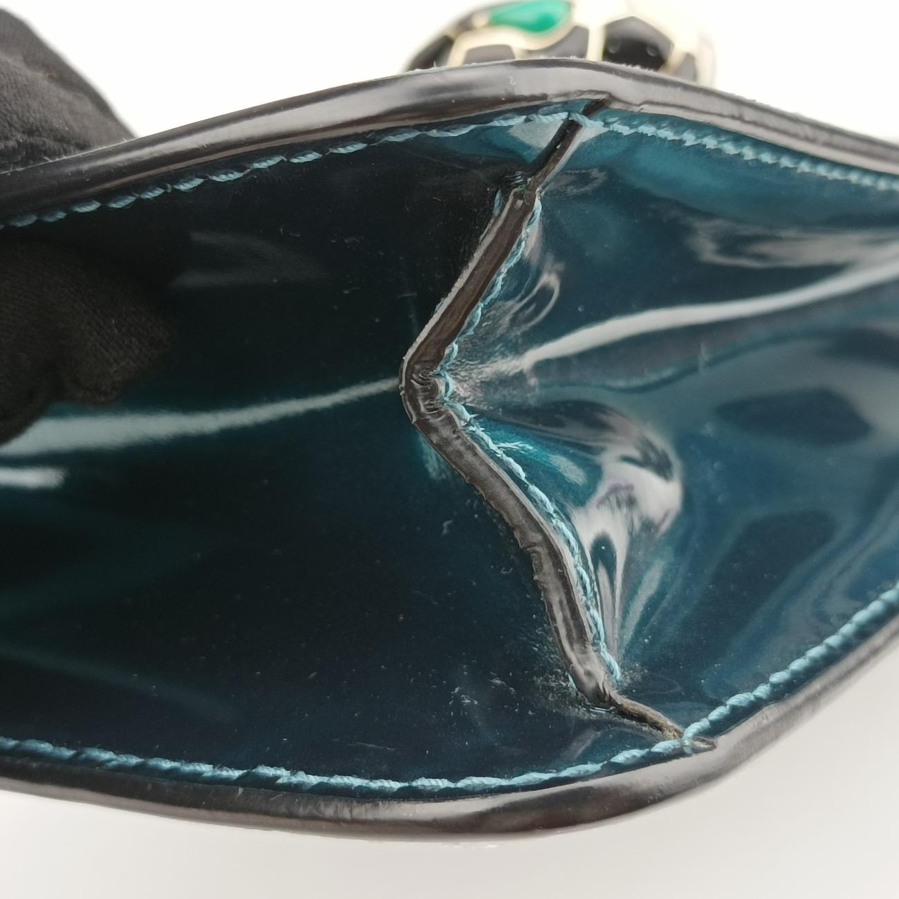 SERPENTI FOREVER Blue Patent AC.F16.281210セルペンティ フォーエバー ブルー パテント AC.F16.281210