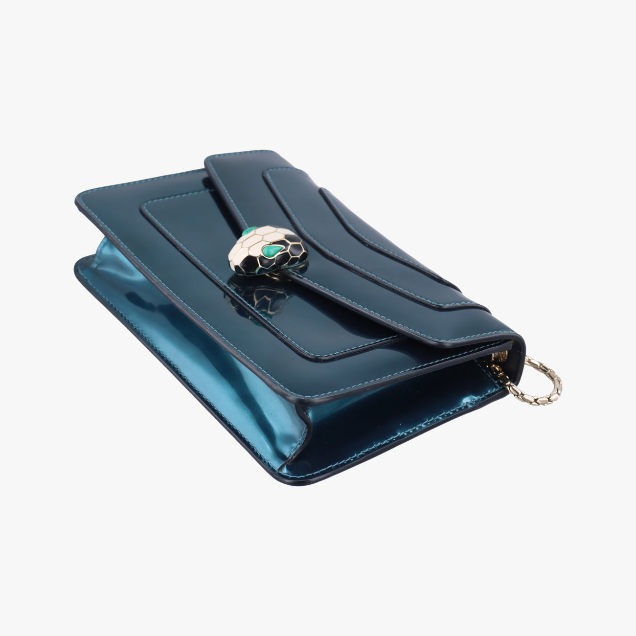 SERPENTI FOREVER Blue Patent AC.F16.281210セルペンティ フォーエバー ブルー パテント AC.F16.281210