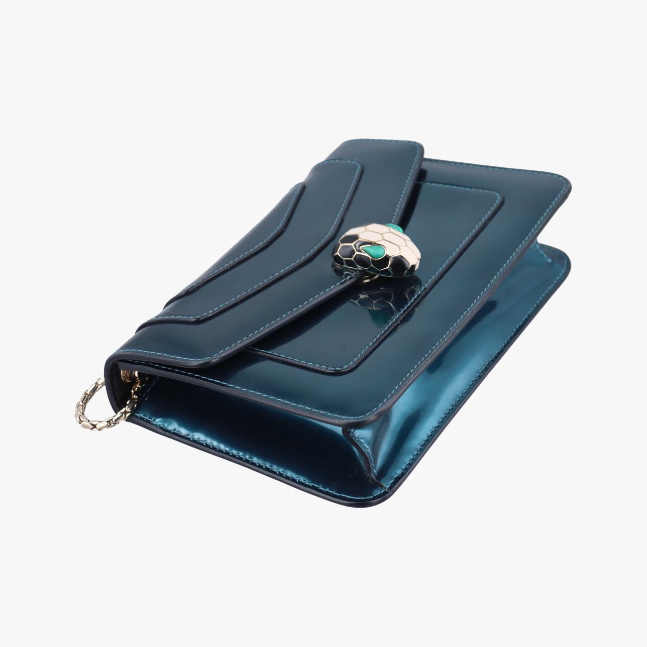 SERPENTI FOREVER Blue Patent AC.F16.281210セルペンティ フォーエバー ブルー パテント AC.F16.281210