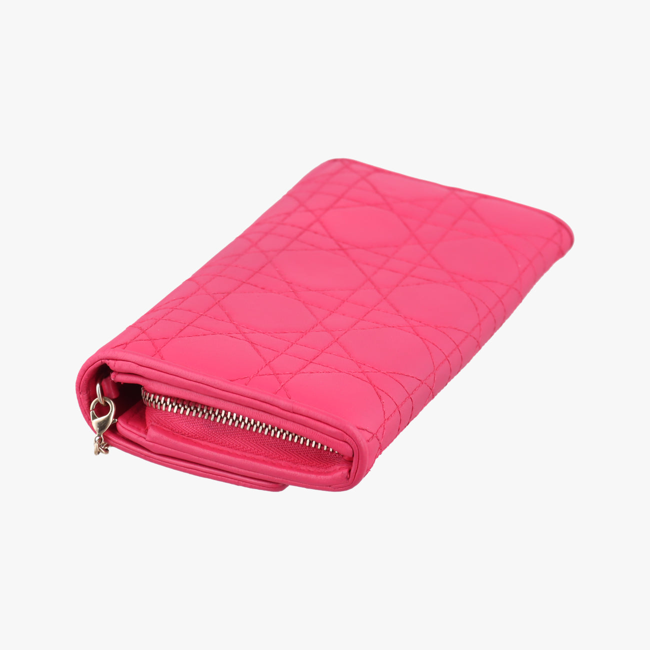 Lady Dior cannage Pink lambskin 02-LU-0172レディディオール カナージュ ピンク ラムスキン 02-LU-0172