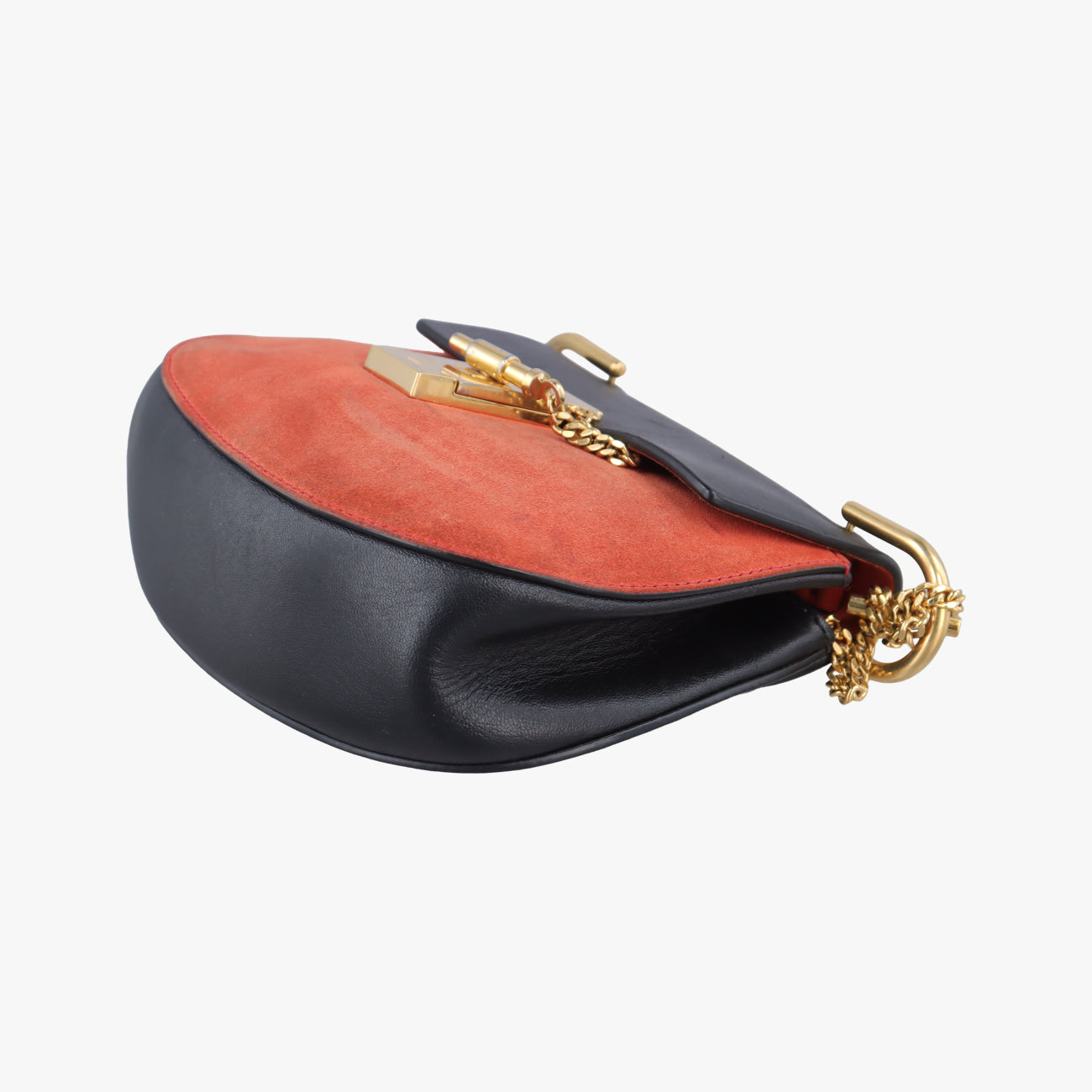 DREW Black×orange Suede×Leather 03 15 70 65 6ドリュー ブラック×オレンジ スエード×レザー 03 15 70 65 6