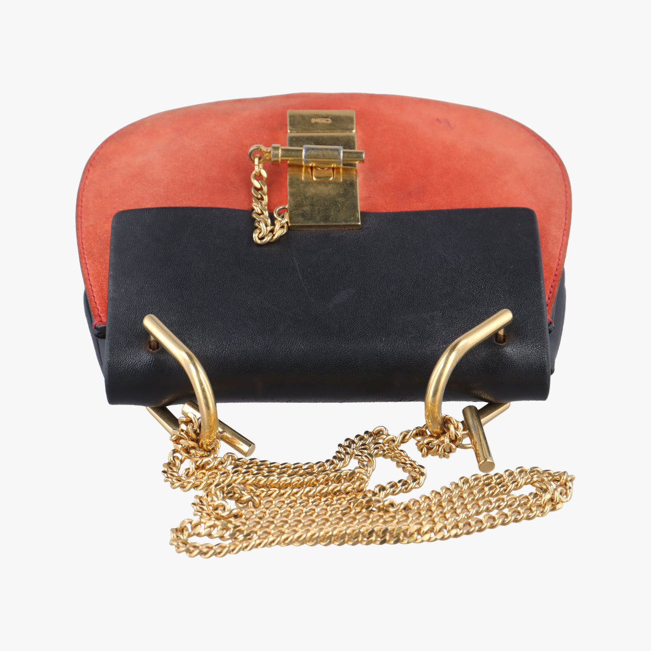 DREW Black×orange Suede×Leather 03 15 70 65 6ドリュー ブラック×オレンジ スエード×レザー 03 15 70 65 6