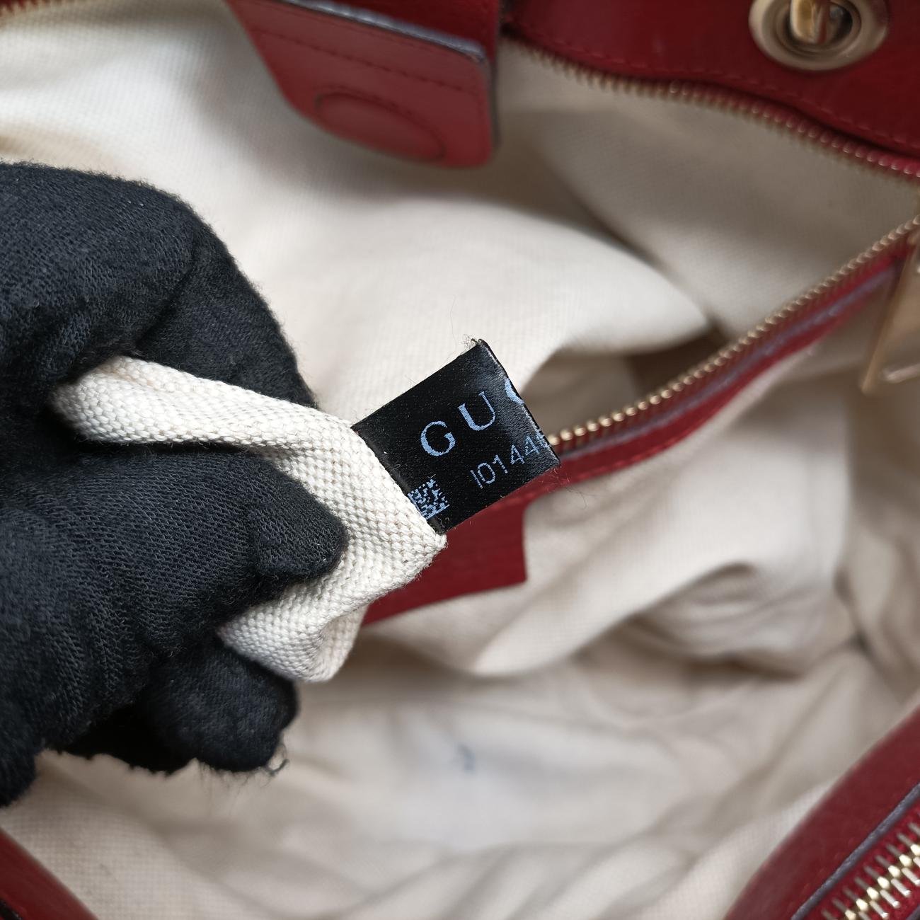 Bamboo Shopper Red Leather 323660 I014465352バンブーショッパー レッド レザー 323660 I014465352