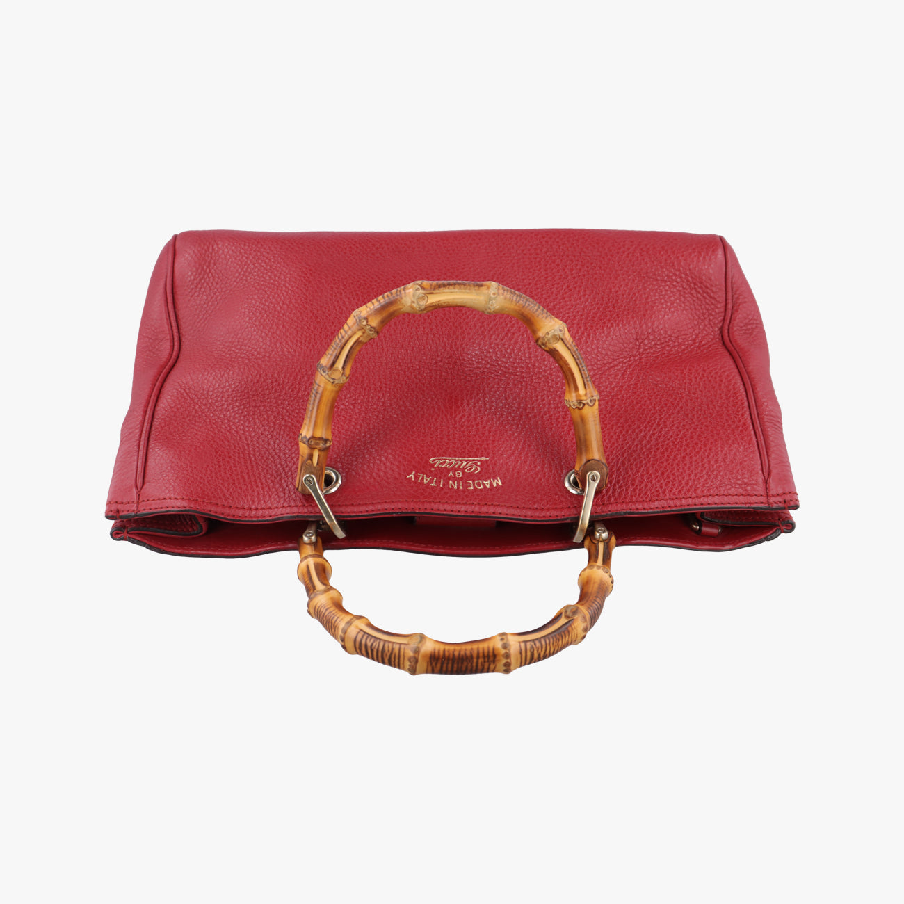 Bamboo Shopper Red Leather 323660 I014465352バンブーショッパー レッド レザー 323660 I014465352