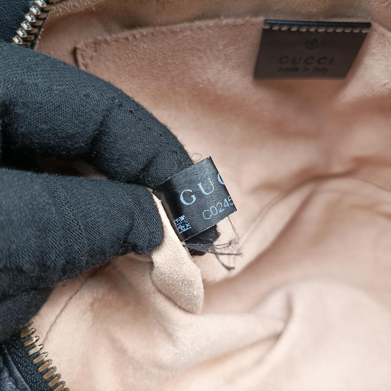 GG Marmont Black Leather 447632 C024512307GGマーモント ブラック レザー 447632 C024512307