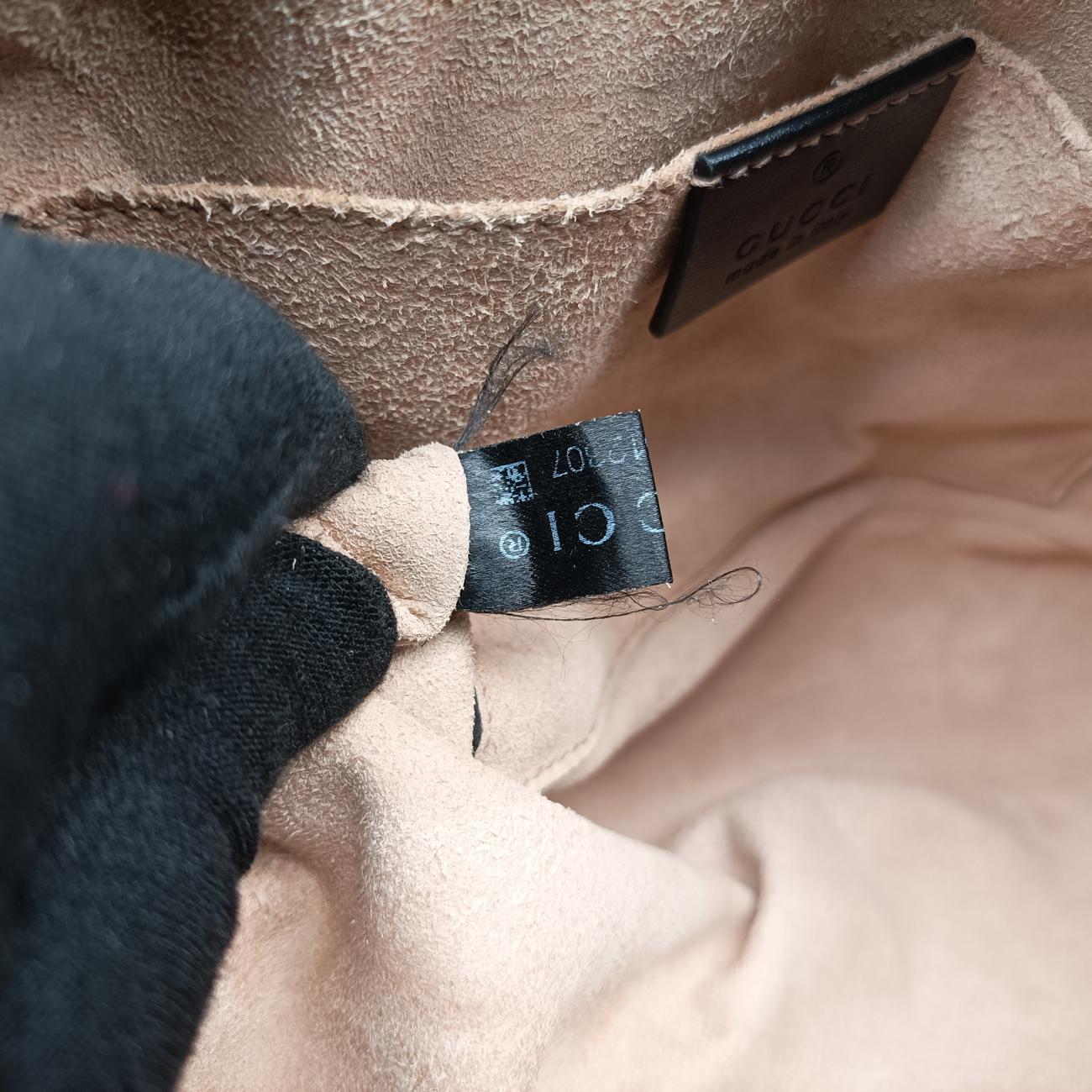 GG Marmont Black Leather 447632 C024512307GGマーモント ブラック レザー 447632 C024512307