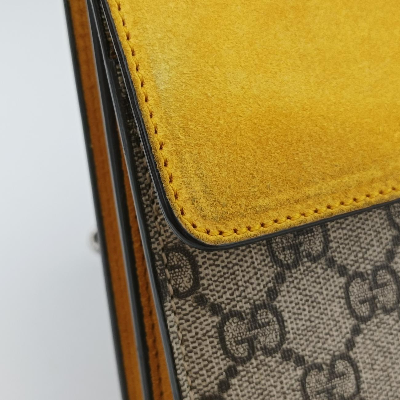 Dionysus beige×Yellow PVC coated canvas 400249 F020058115ディオニュソス ベージュ×イエロー PVCコーティングキャンバス 400249 F020058115