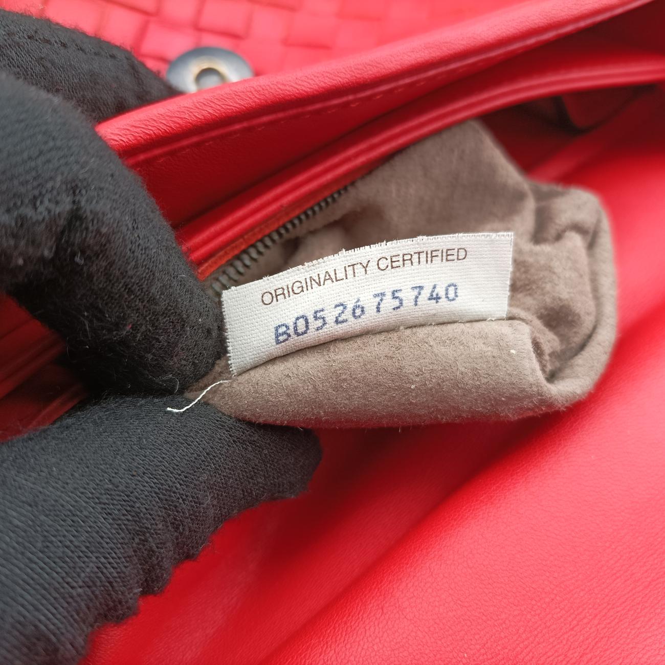 Intrecciato Olimpia Red lambskin B05267574Oイントレチャート オリンピア レッド ラムスキン B05267574O