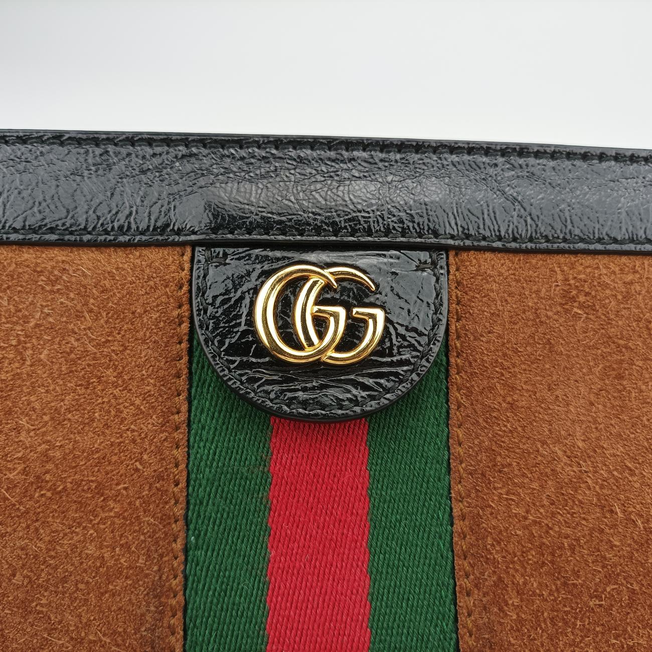 Ophidia Brown×black Suede x leather 503877 B025934574オフィディア ブラウン×ブラック スエード×レザー 503877 B025934574