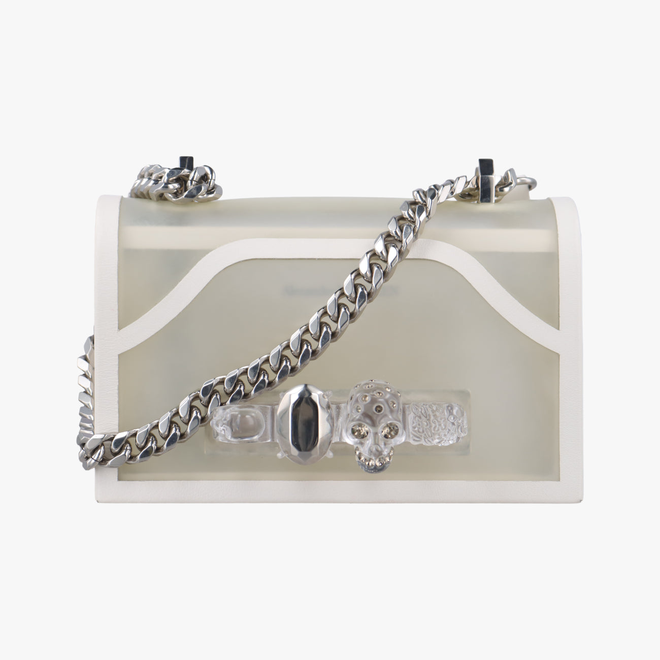 Mini Jeweled Satchel Clear PVC ミニジュエルドサッチェル クリア PVC