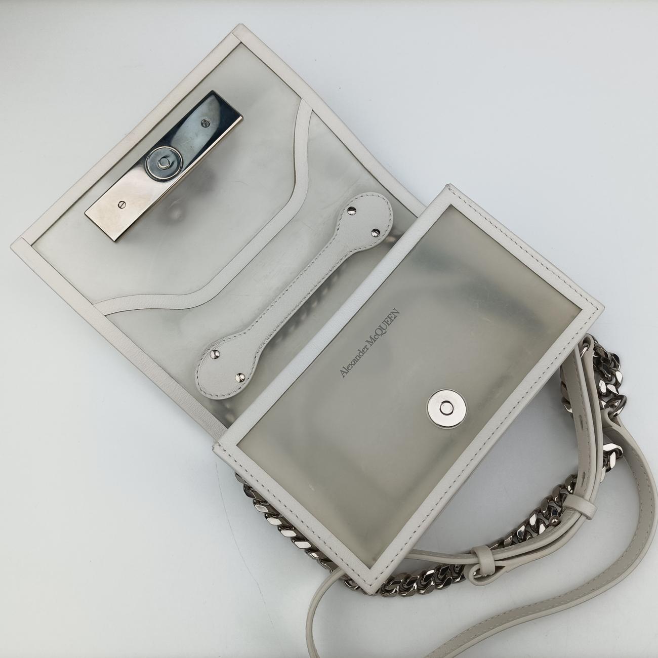 Mini Jeweled Satchel Clear PVC ミニジュエルドサッチェル クリア PVC