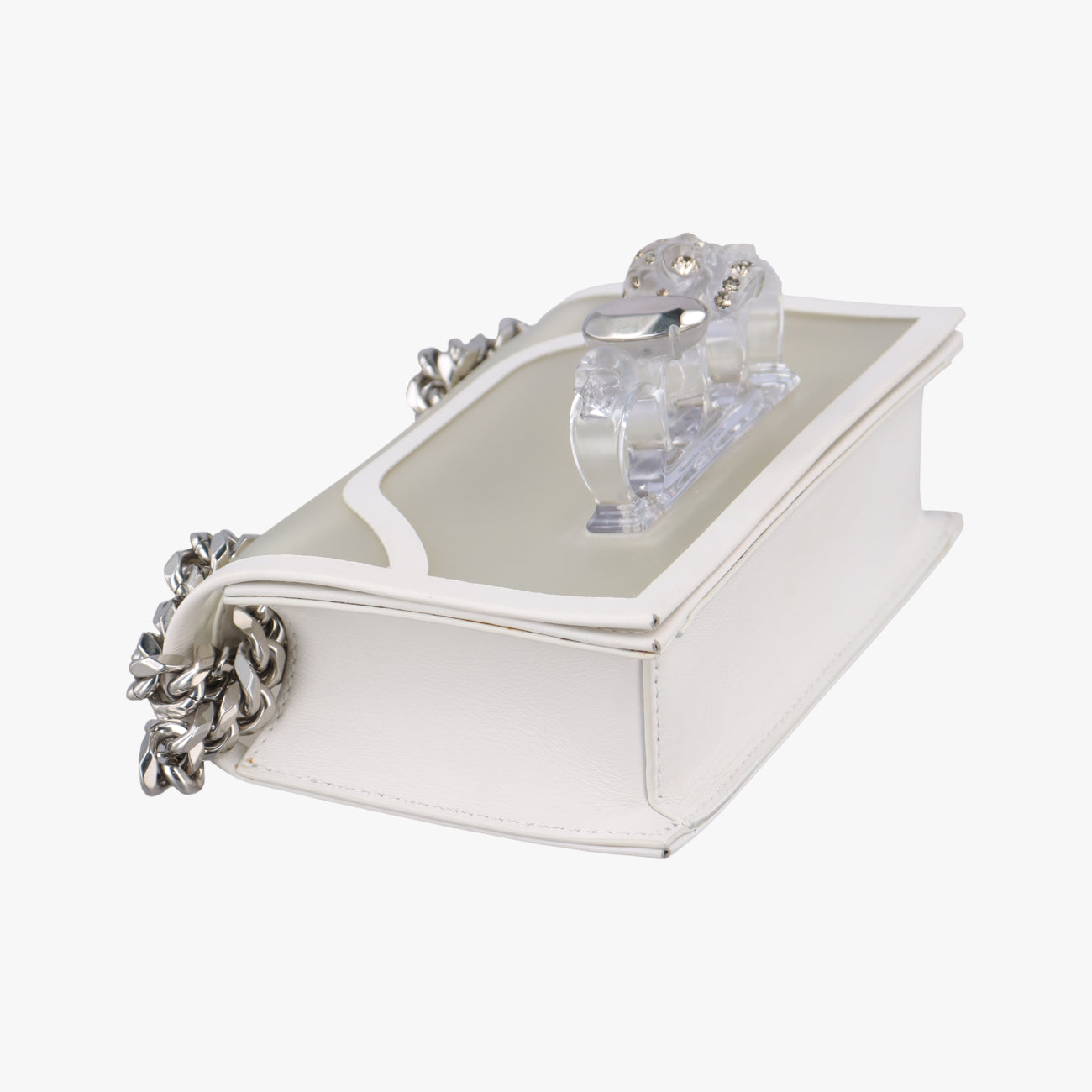 Mini Jeweled Satchel Clear PVC ミニジュエルドサッチェル クリア PVC