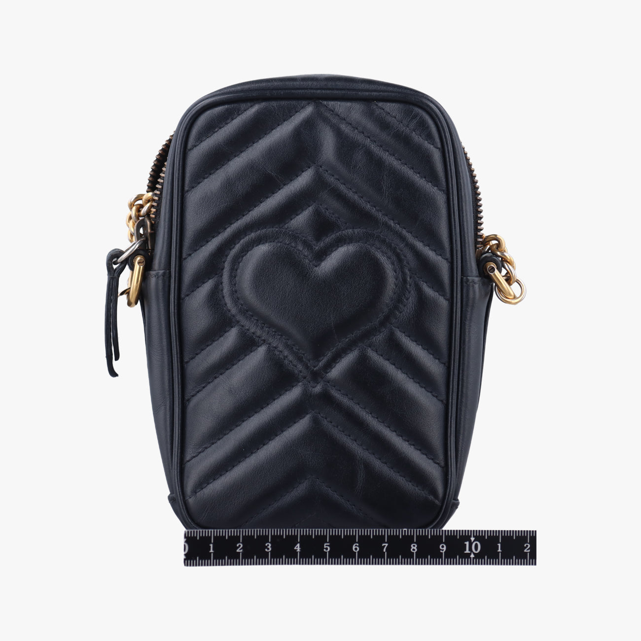 GG Marmont Black Leather 598597 GGマーモント ブラック レザー 598597