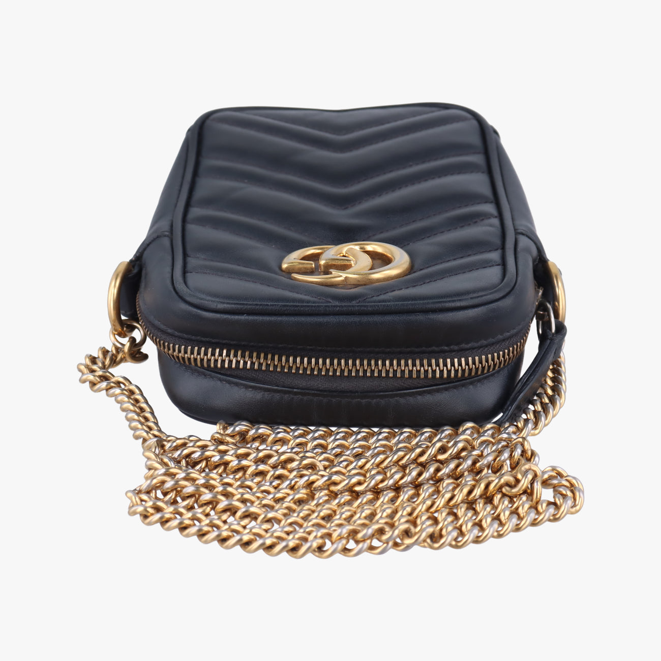 GG Marmont Black Leather 598597 GGマーモント ブラック レザー 598597