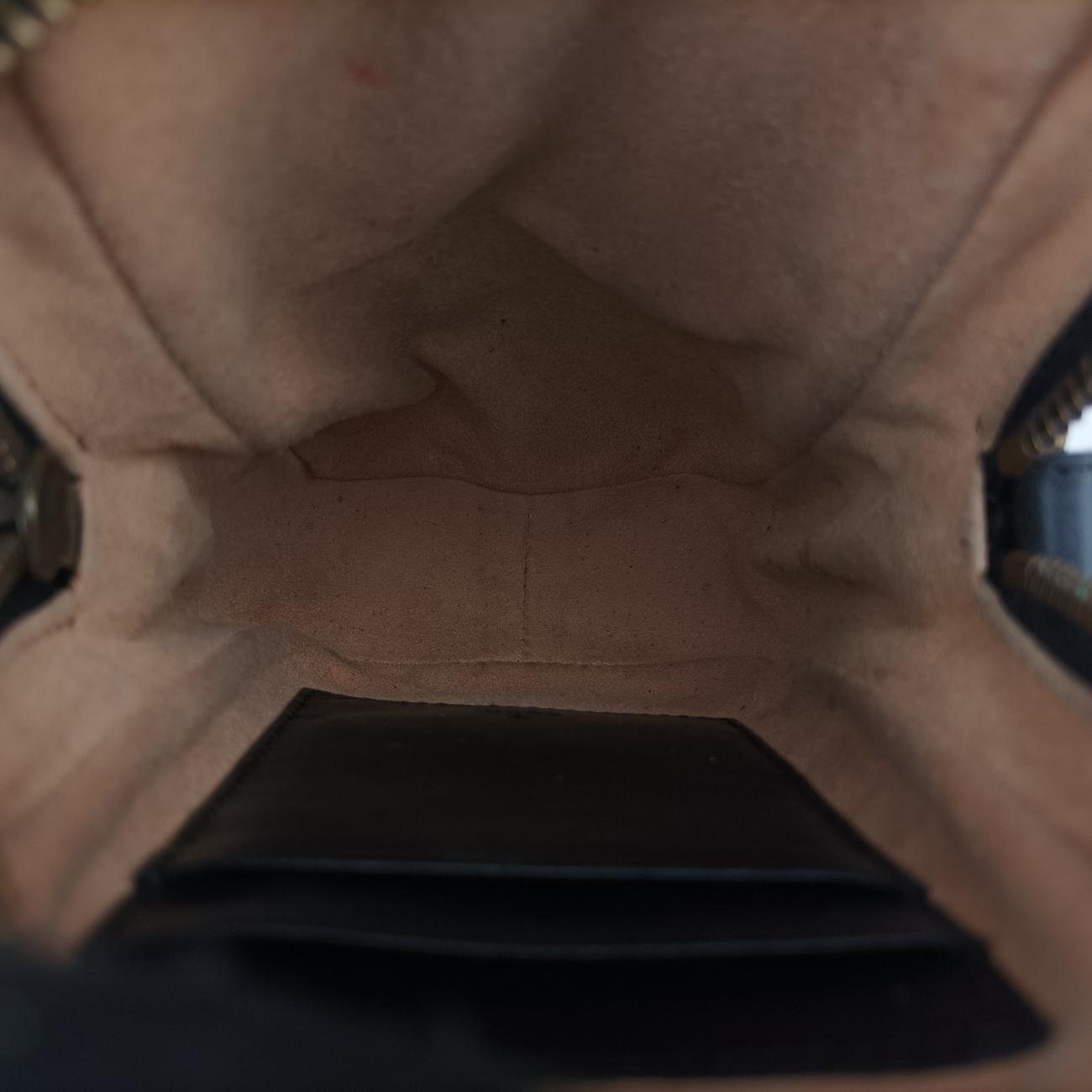 GG Marmont Black Leather 598597 GGマーモント ブラック レザー 598597