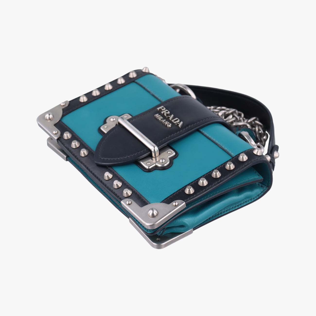 Cahier Green×Black Leather 1BH018 25カイエ グリーン×ブラック レザー 1BH018 25