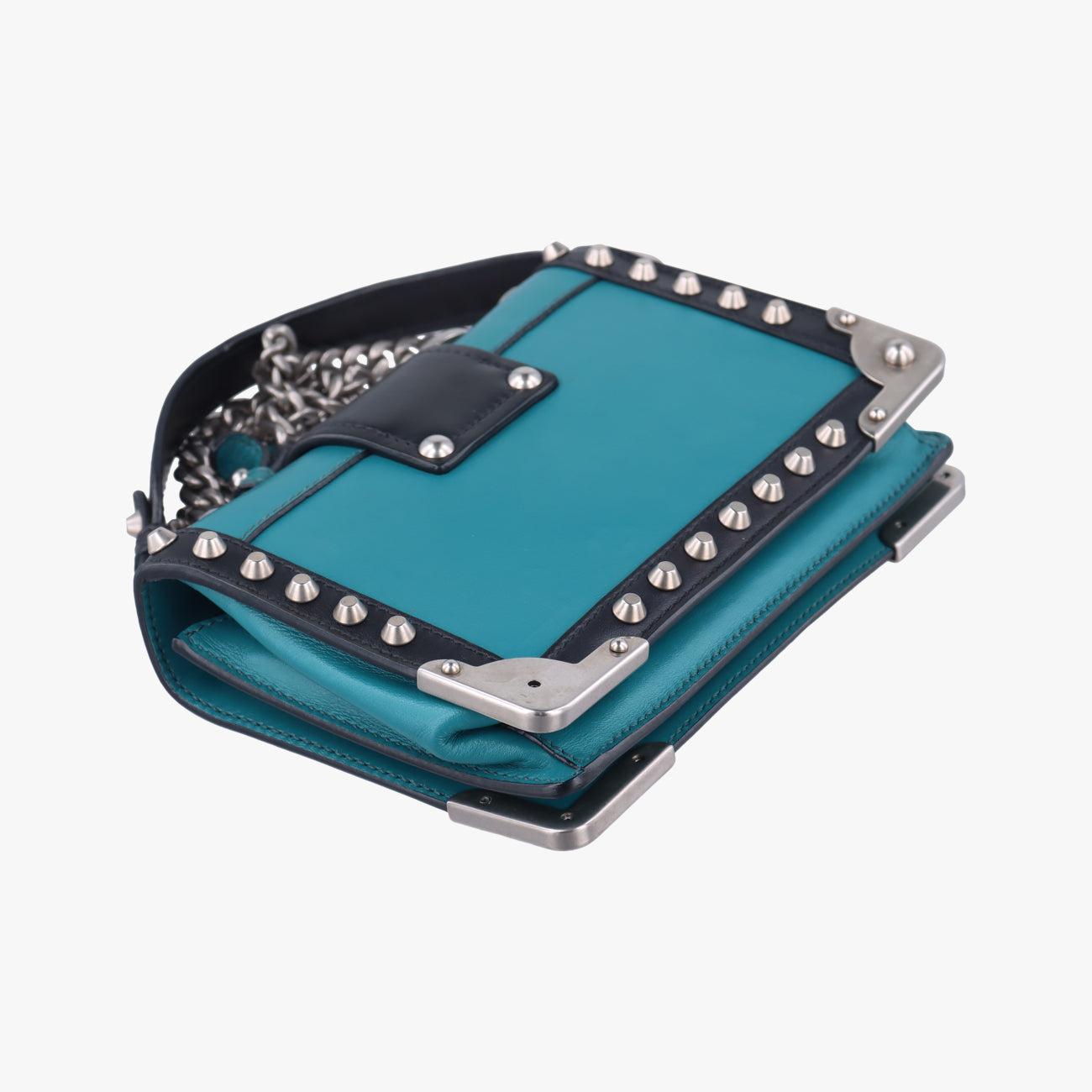 Cahier Green×Black Leather 1BH018 25カイエ グリーン×ブラック レザー 1BH018 25