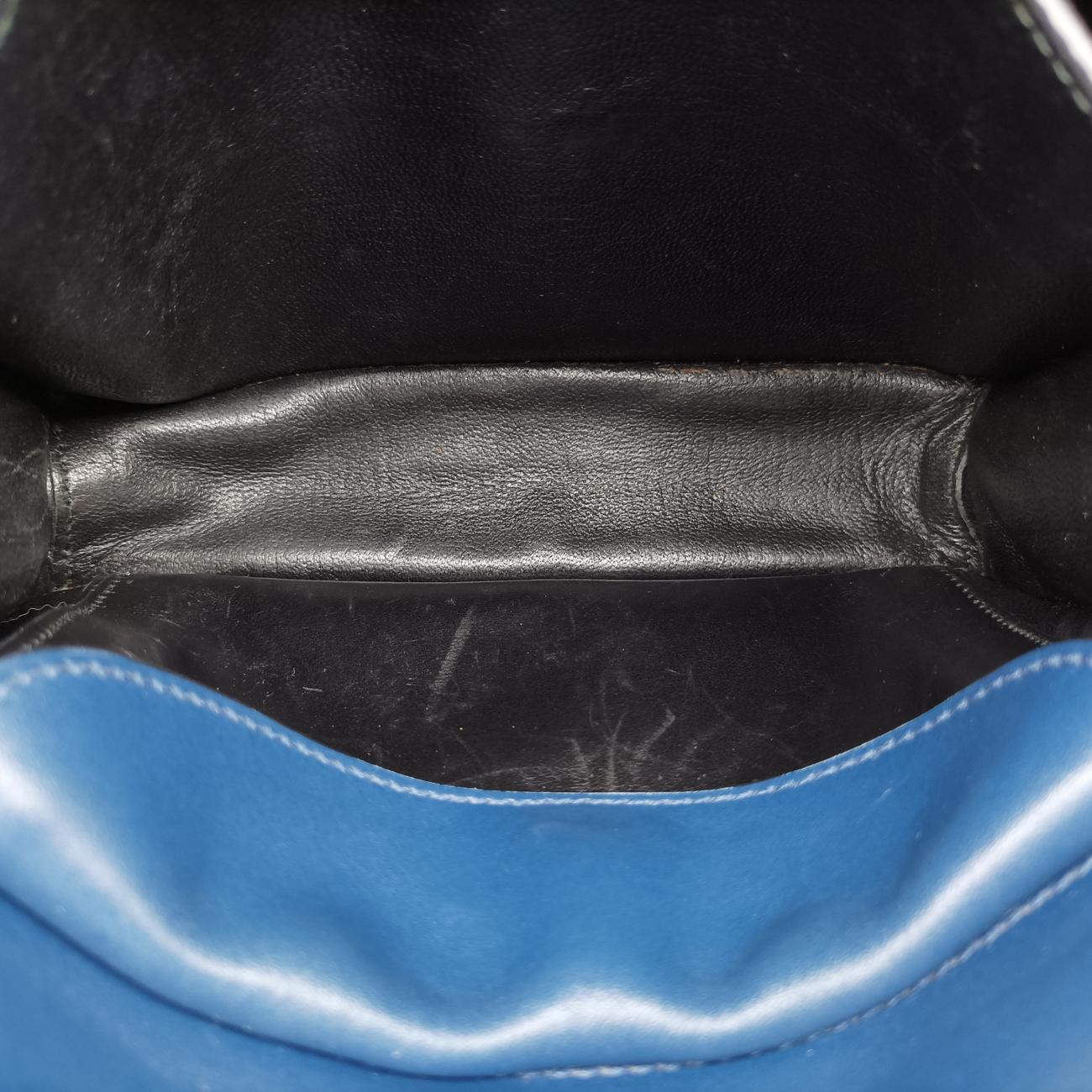 Cahier Blue×Black Leather 1BD045 25カイエ ブルー×ブラック レザー 1BD045 25