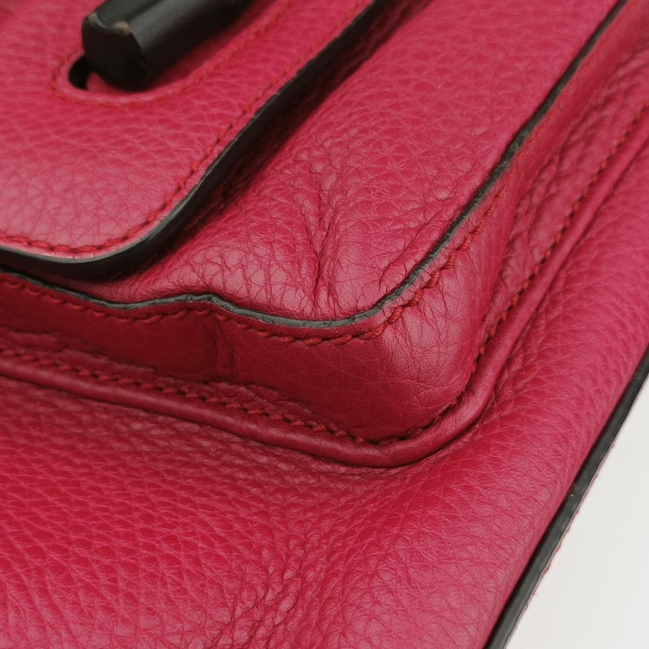 Bamboo fringe tassel Red Leather 387149 G018441605バンブー レッド レザー 387149 G018441605