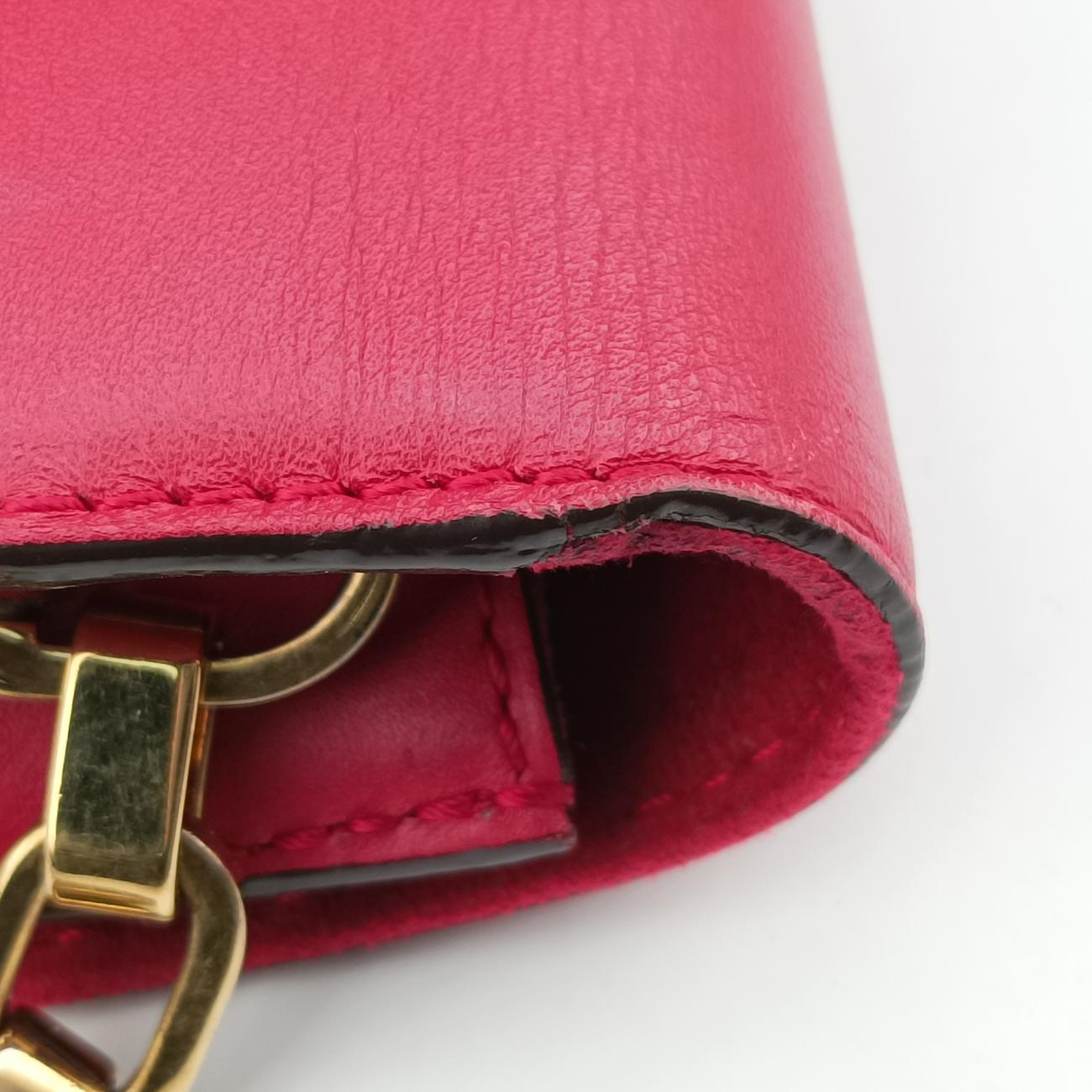 LOUISE MM Rose Leather PL2134ルイーズMM ローズレッド レザー PL2134