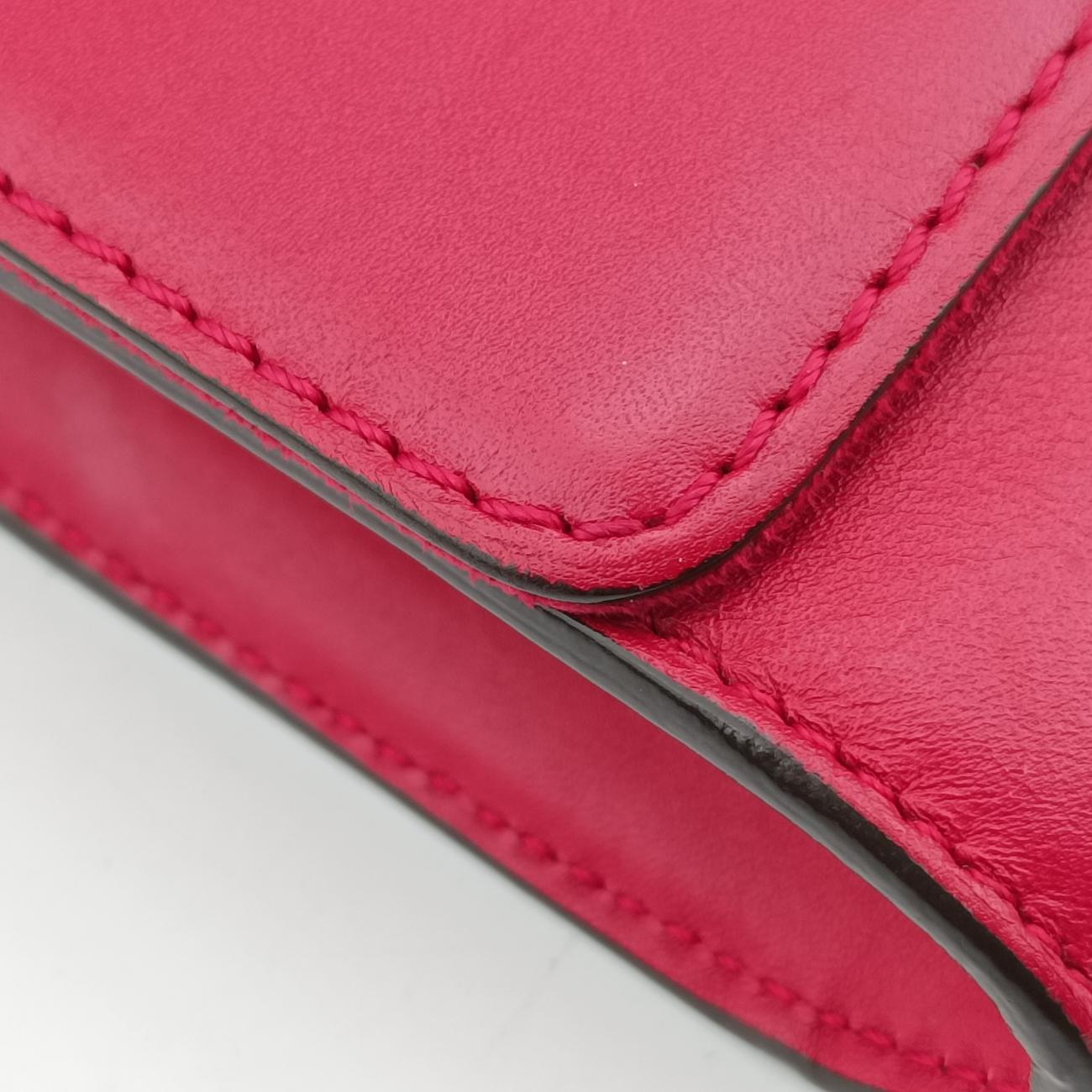 LOUISE MM Rose Leather PL2134ルイーズMM ローズレッド レザー PL2134